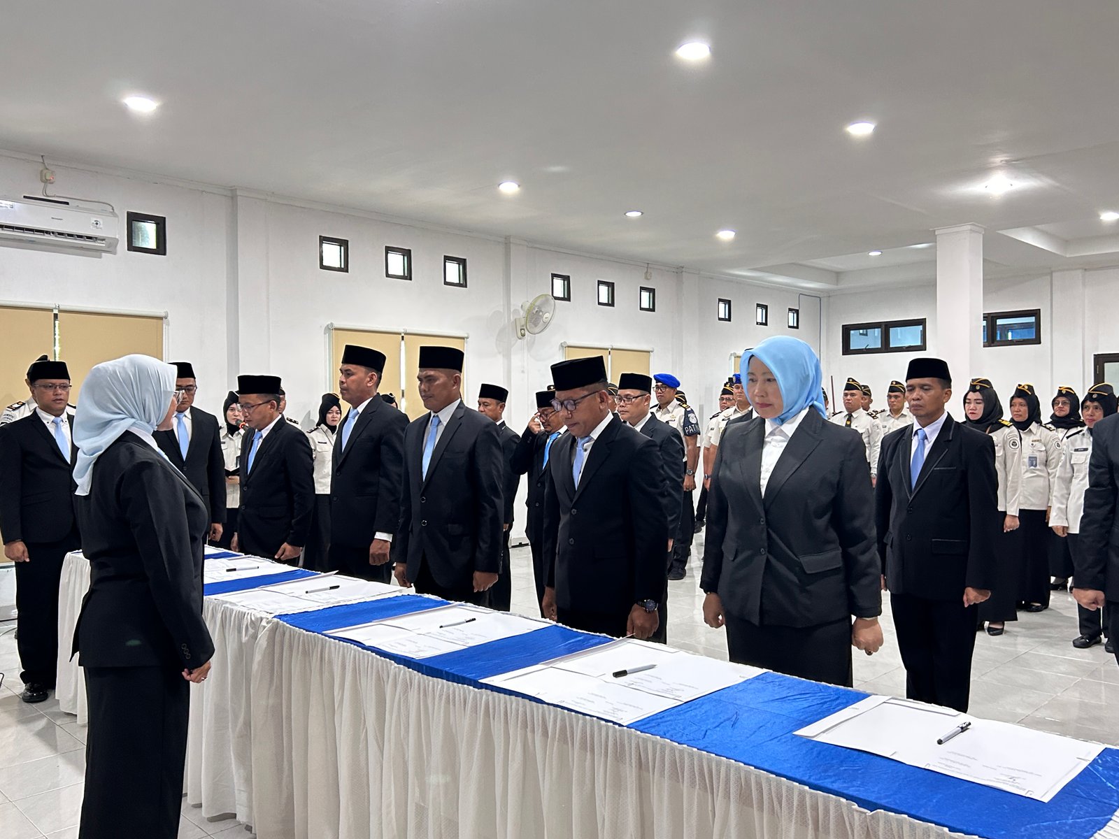 Tiga Pejabat Manajerial Dilantik, Lapas Tanjung Pandan Dukung Penguatan Organisasi Pemasyarakatan